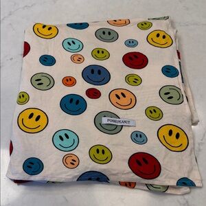 Posh Peanut Smiley Faces Blanket. New